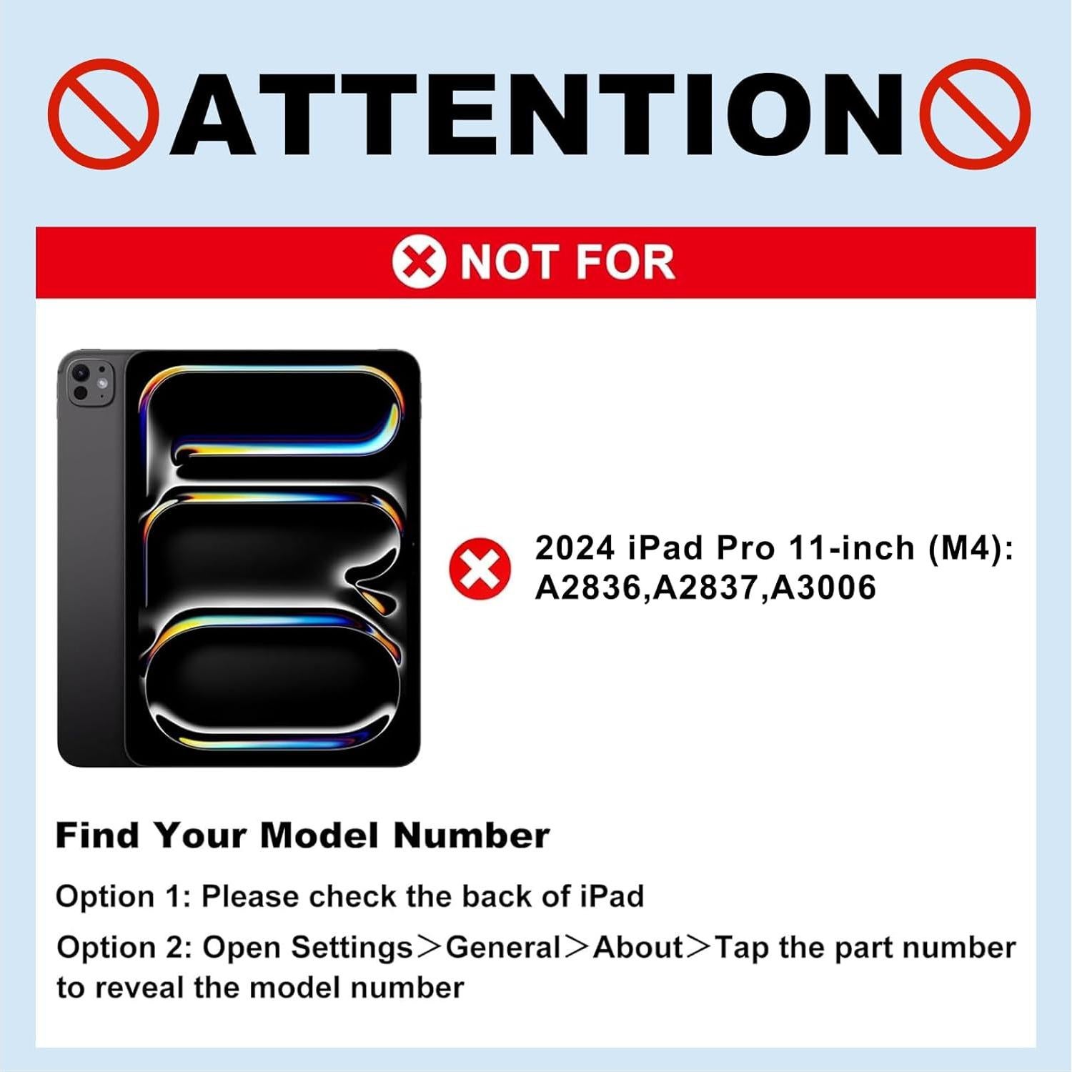 Funda Teclado Mágico Jibrealg para iPad Air/Pro 11" Negro