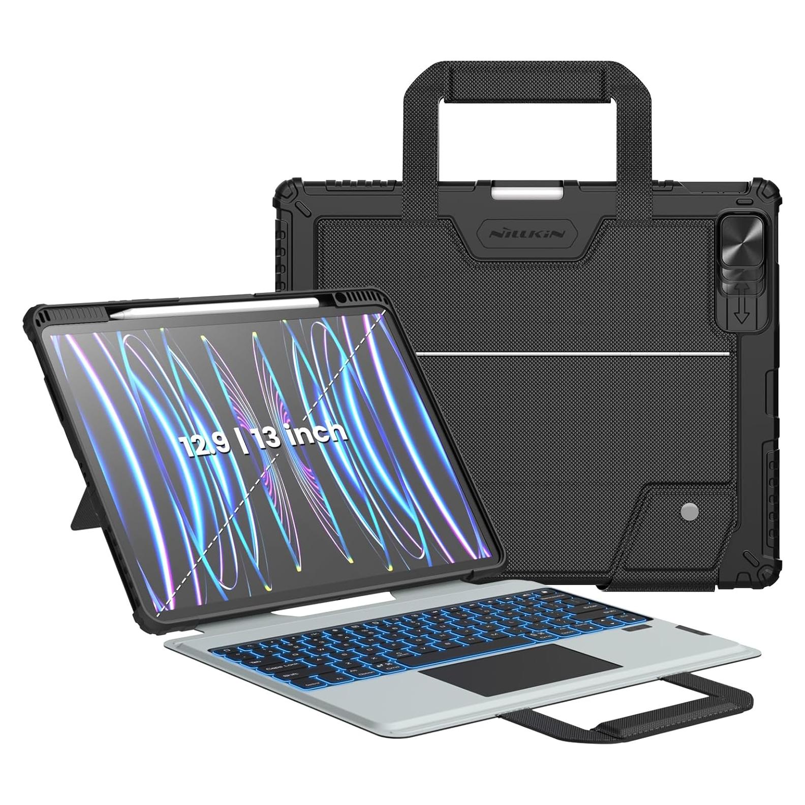 Funda de Teclado Retroiluminado Nillkin para iPad Air 13" y Pro 12.9"