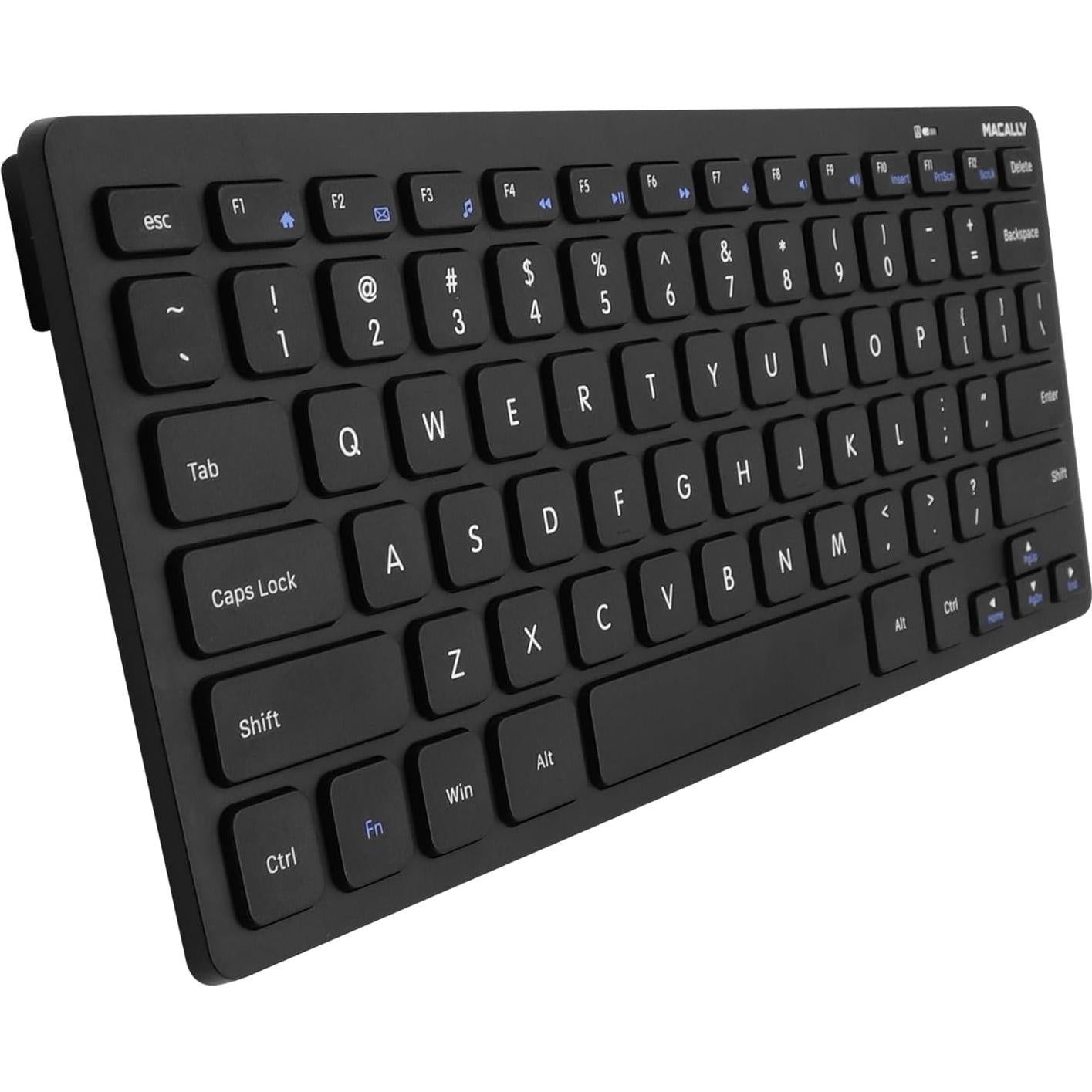 Teclado Inalámbrico Compacto Macally Negro - 78 Teclas