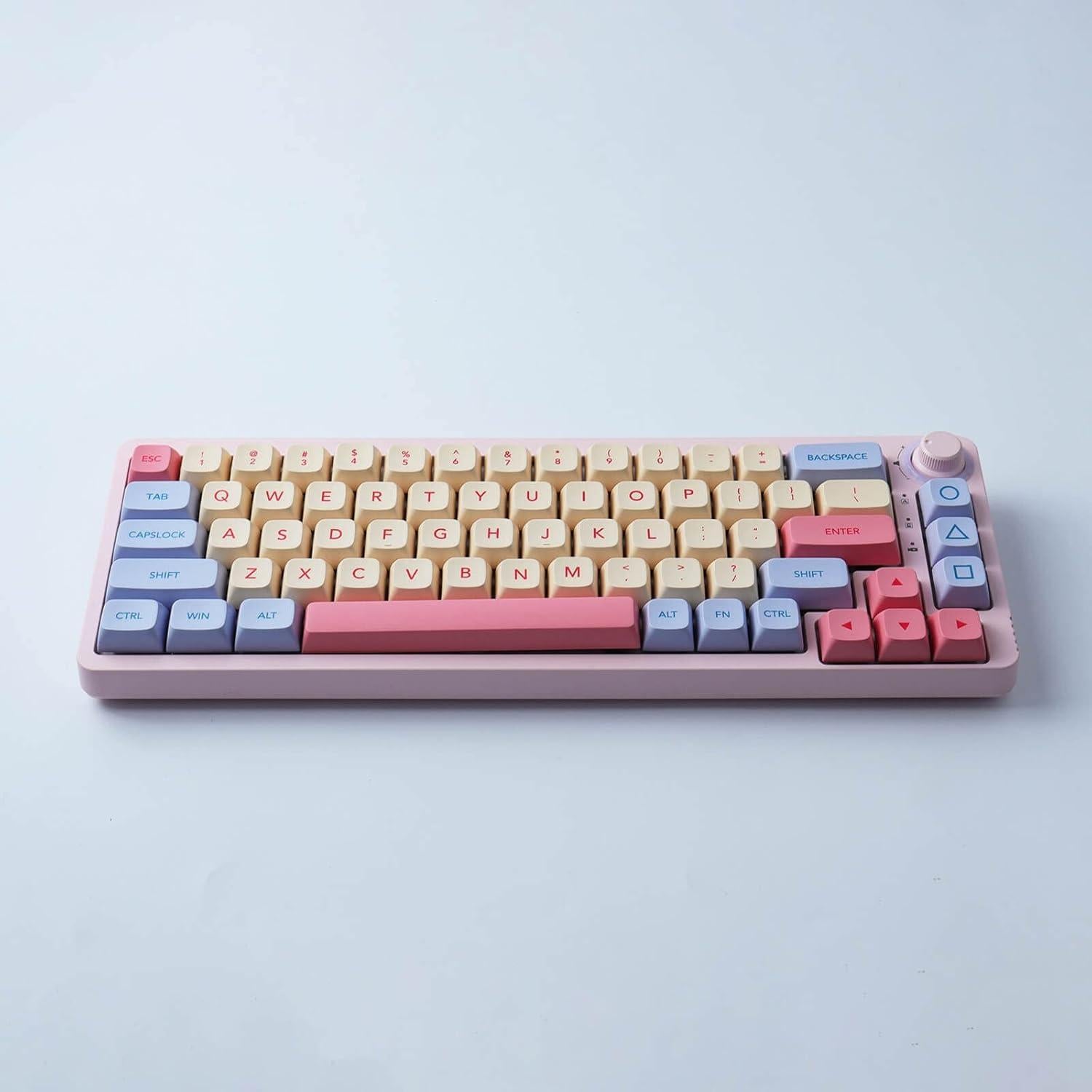 Teclas de Malvavisco Hyekit - 132 Piezas PBT XDA para Teclados