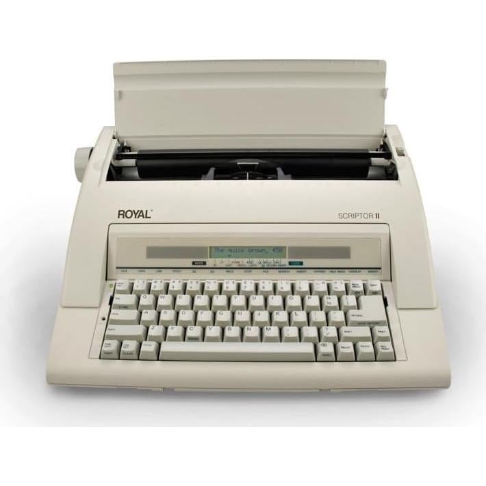 Máquina de Escribir Royal Scriptor II Blanca 5.13 kg
