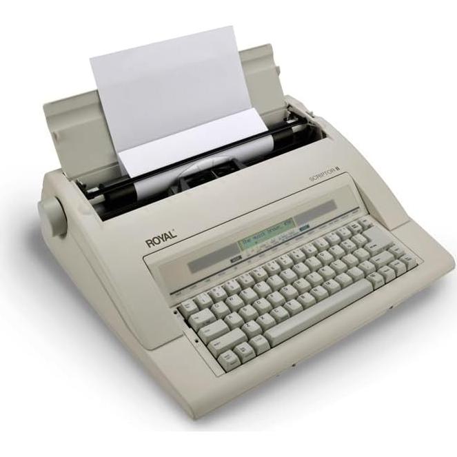 Máquina de Escribir Royal Scriptor II Blanca 5.13 kg