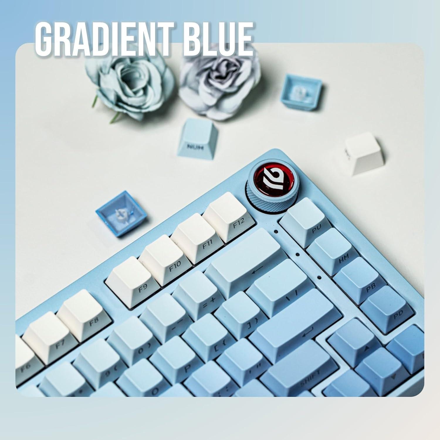 Conjunto de Teclas PBT 133 Teclas EPOMAKER Azul Cielo