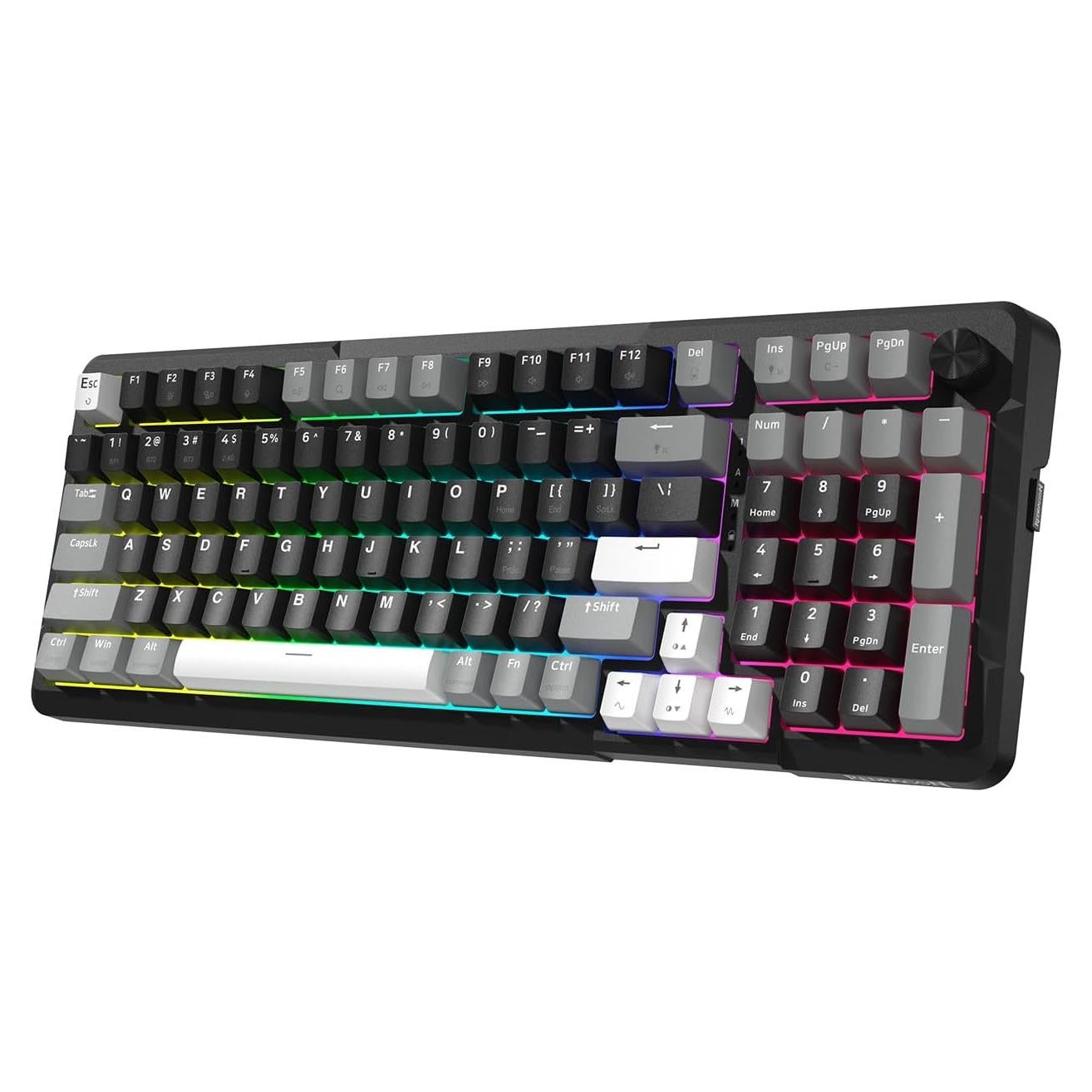 Teclado Mecánico Inalámbrico Redragon K742 RGB, Bluetooth 5.0