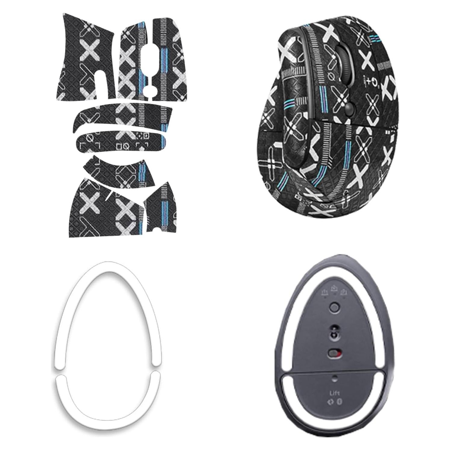 Cinta de agarre para mouse Logitech Lift - Kit autoadhesivo