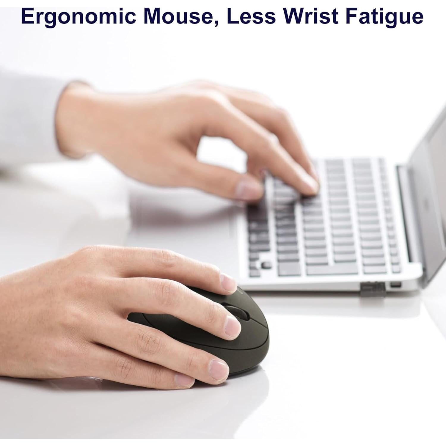 Ratón Ergonómico Inalámbrico SANWA ERG17 + Teclado Numérico Bluetooth