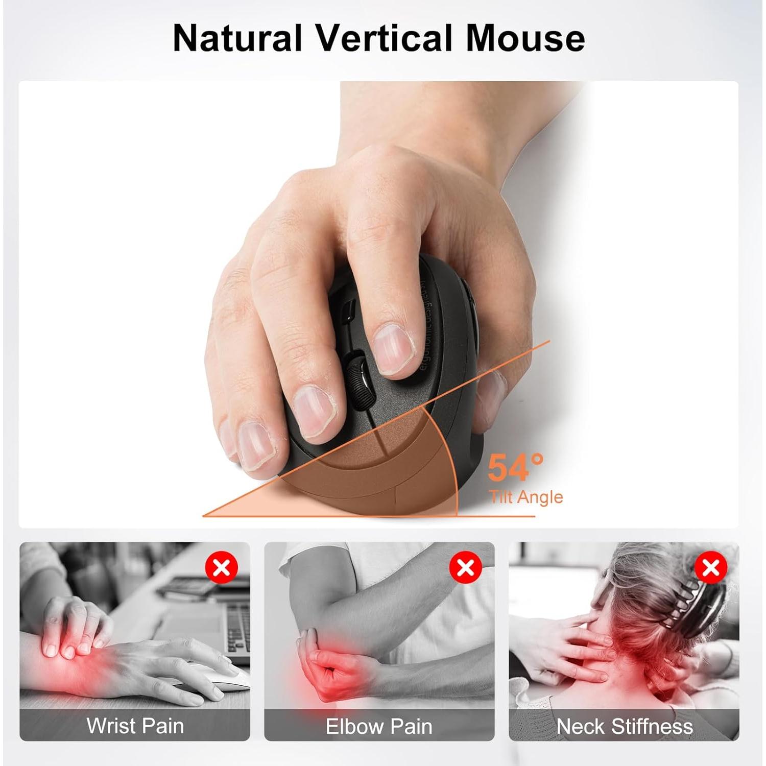 Ratón Ergonómico Inalámbrico SANWA ERG17 + Teclado Numérico Bluetooth