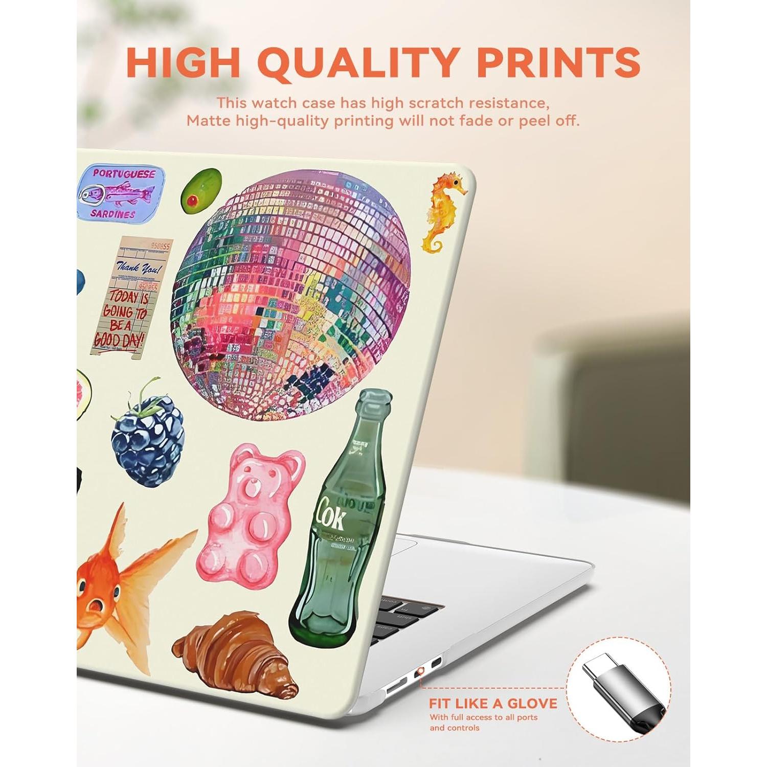 Funda Dura iCasso para MacBook Air 15" 2023-2025 Antirayaduras