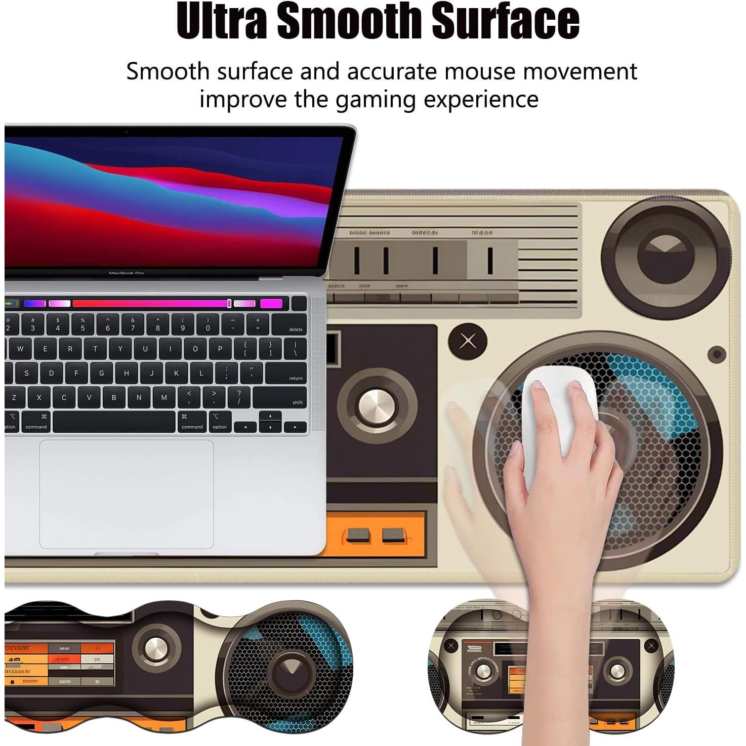 Set de Reposamuñecas Ergonómico 4 en 1 stmedazm Vintage