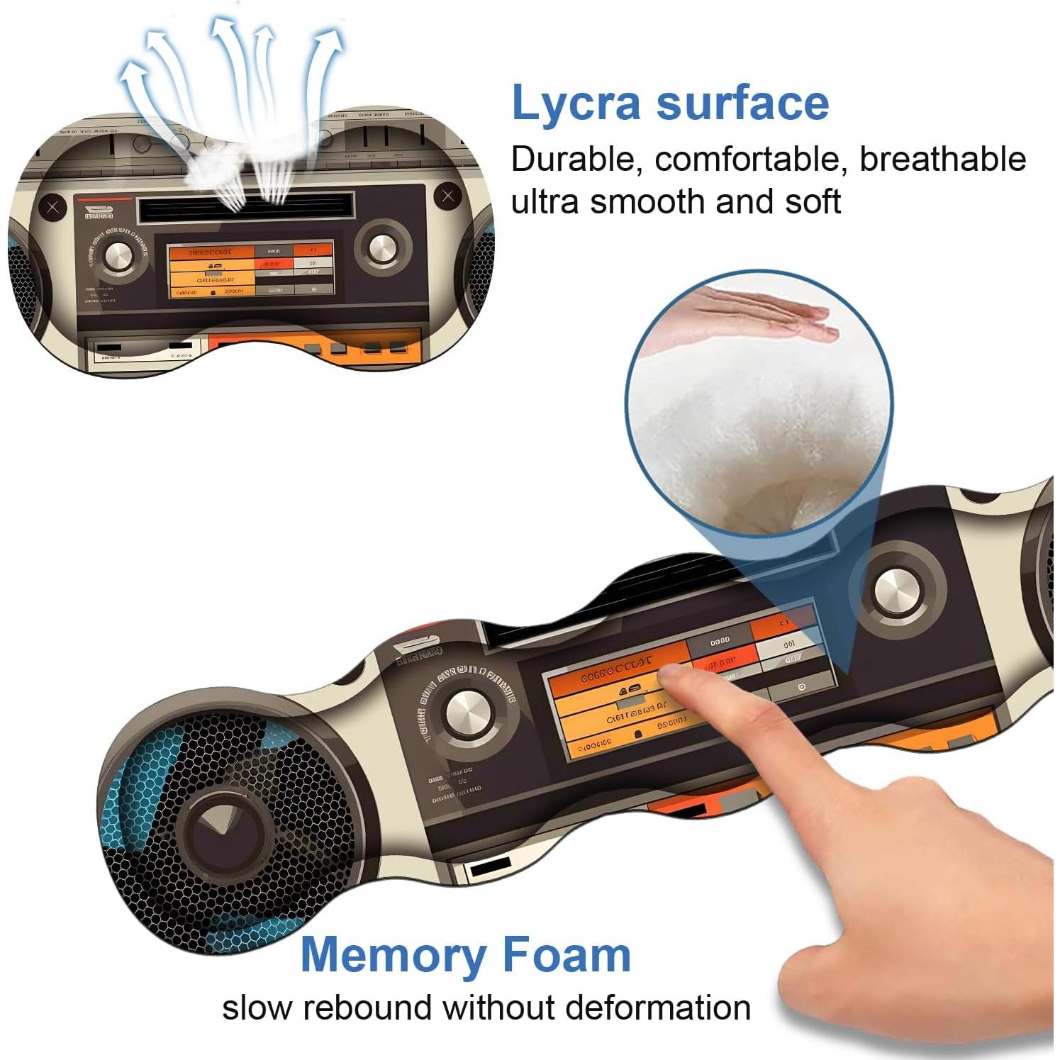 Set de Reposamuñecas Ergonómico 4 en 1 stmedazm Vintage