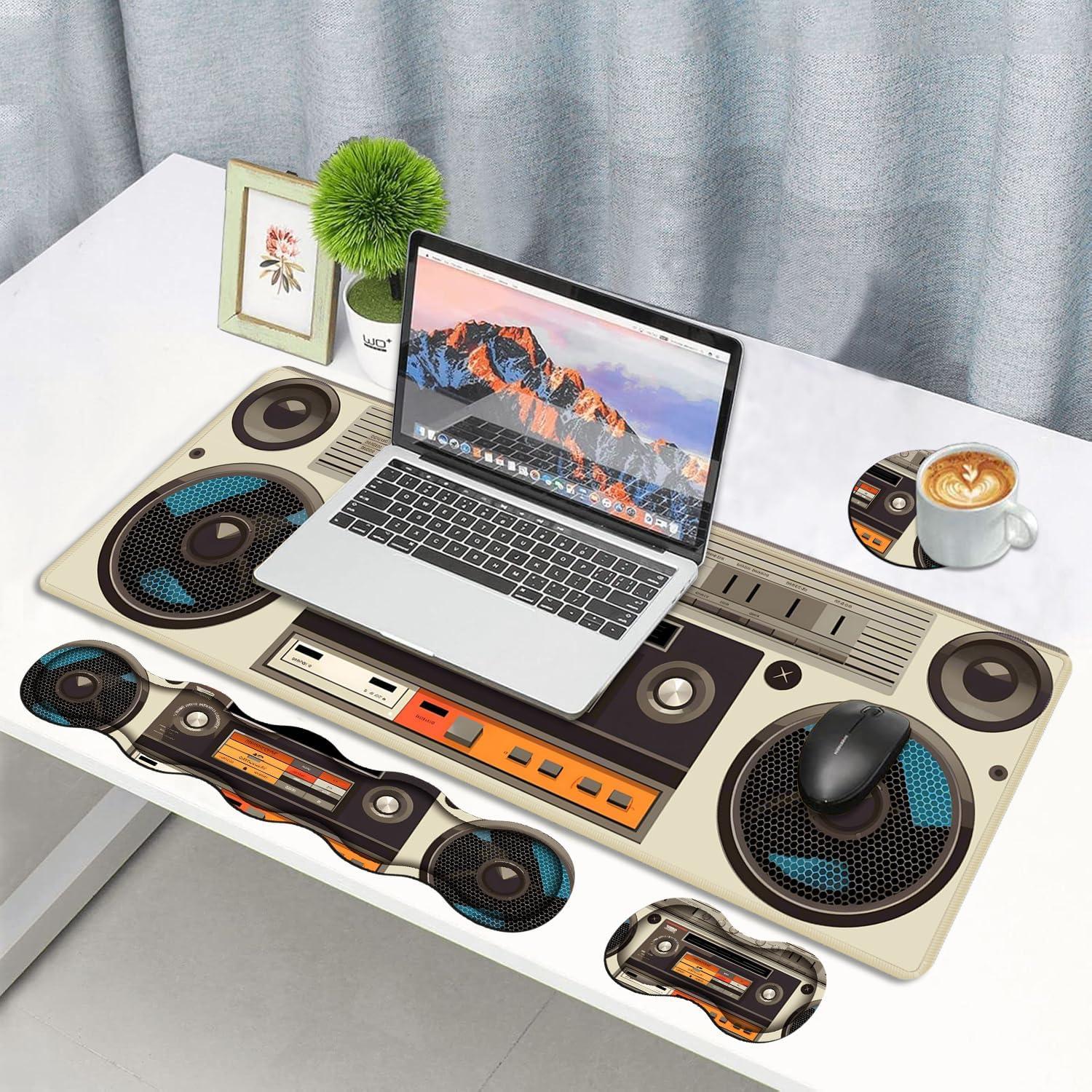 Set de Reposamuñecas Ergonómico 4 en 1 stmedazm Vintage