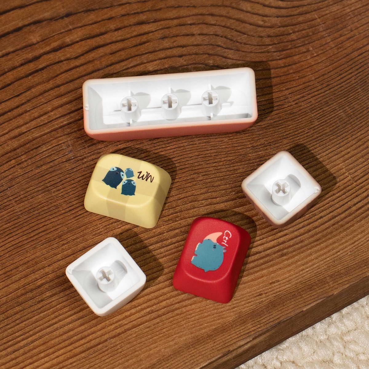 Conjunto de Teclas PBT MOA Perfil 150 Teclas Animal Fantástico