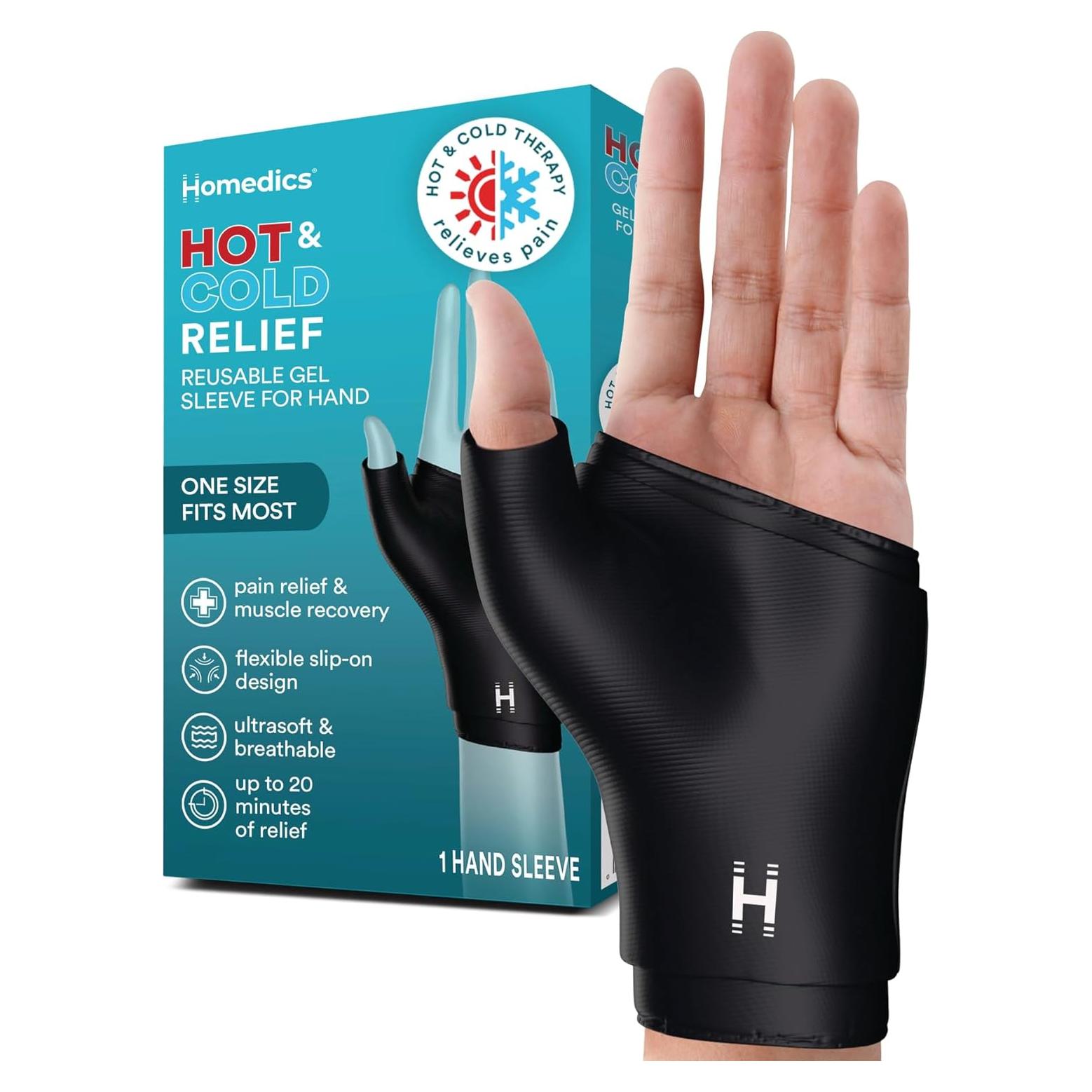 Manga de Gel Caliente y Frío Homedics para Mano y Muñeca