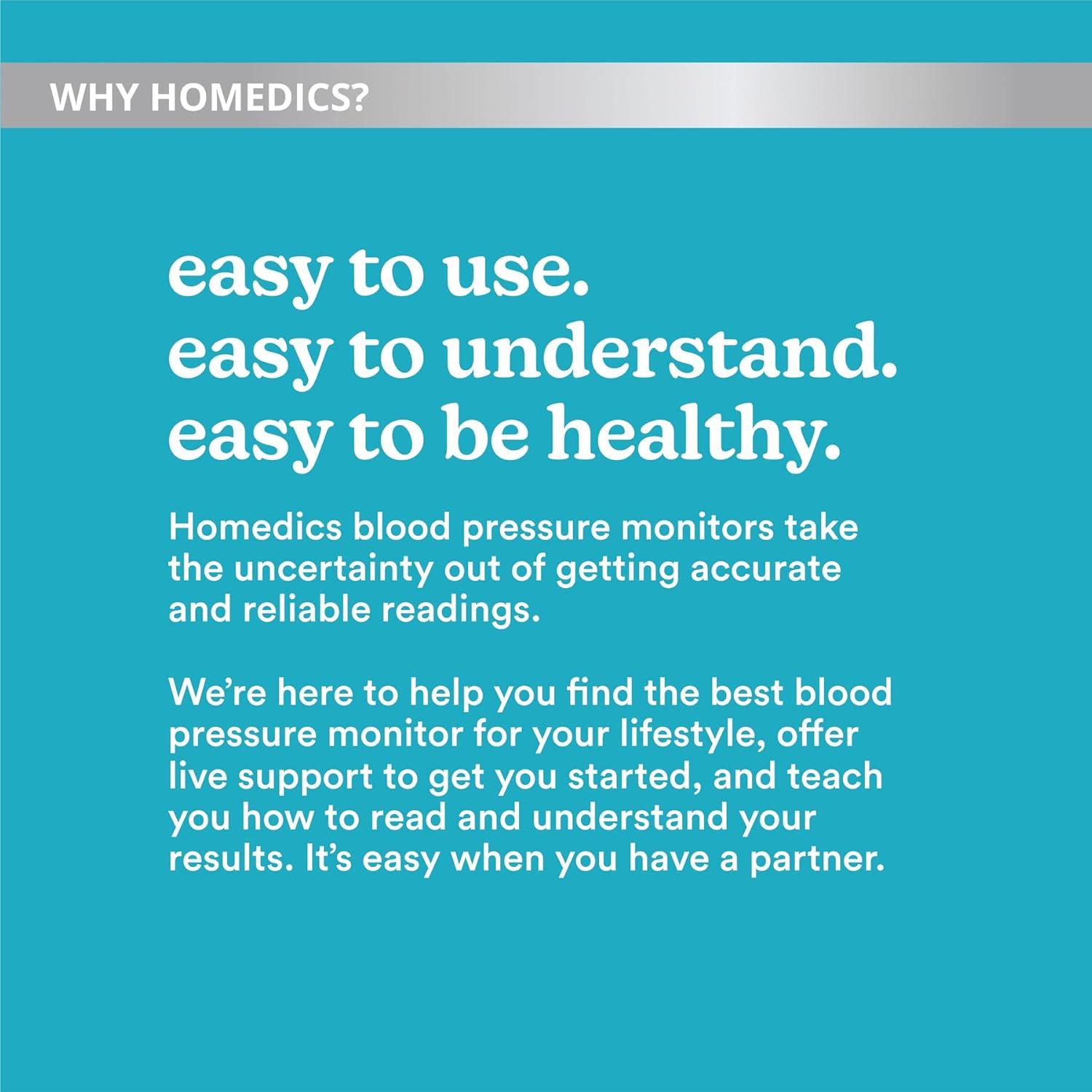 Monitor de Presión Arterial Bluetooth Homedics BPA-900BT-WT