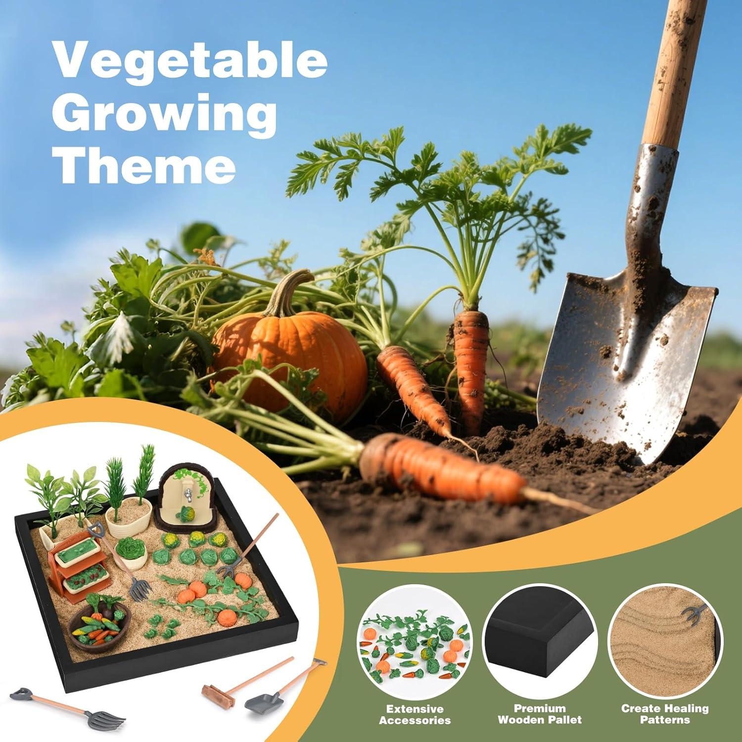 Kit Jardín Zen de Arena Dreamon - 56 Accesorios para Escritorio