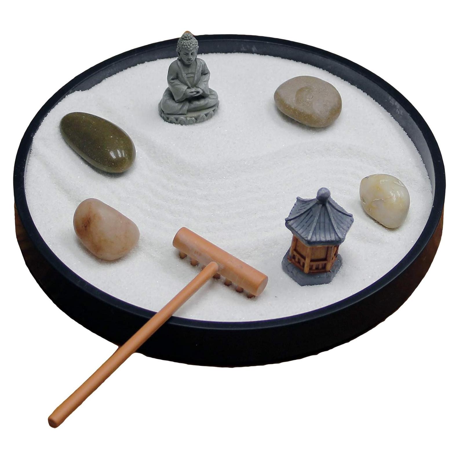 Kit Jardín Zen Mini Nature's Mark para Escritorio 15.24cm