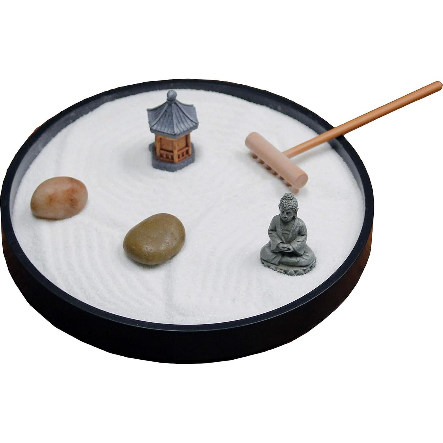 Kit Jardín Zen Mini Nature's Mark para Escritorio 15.24cm
