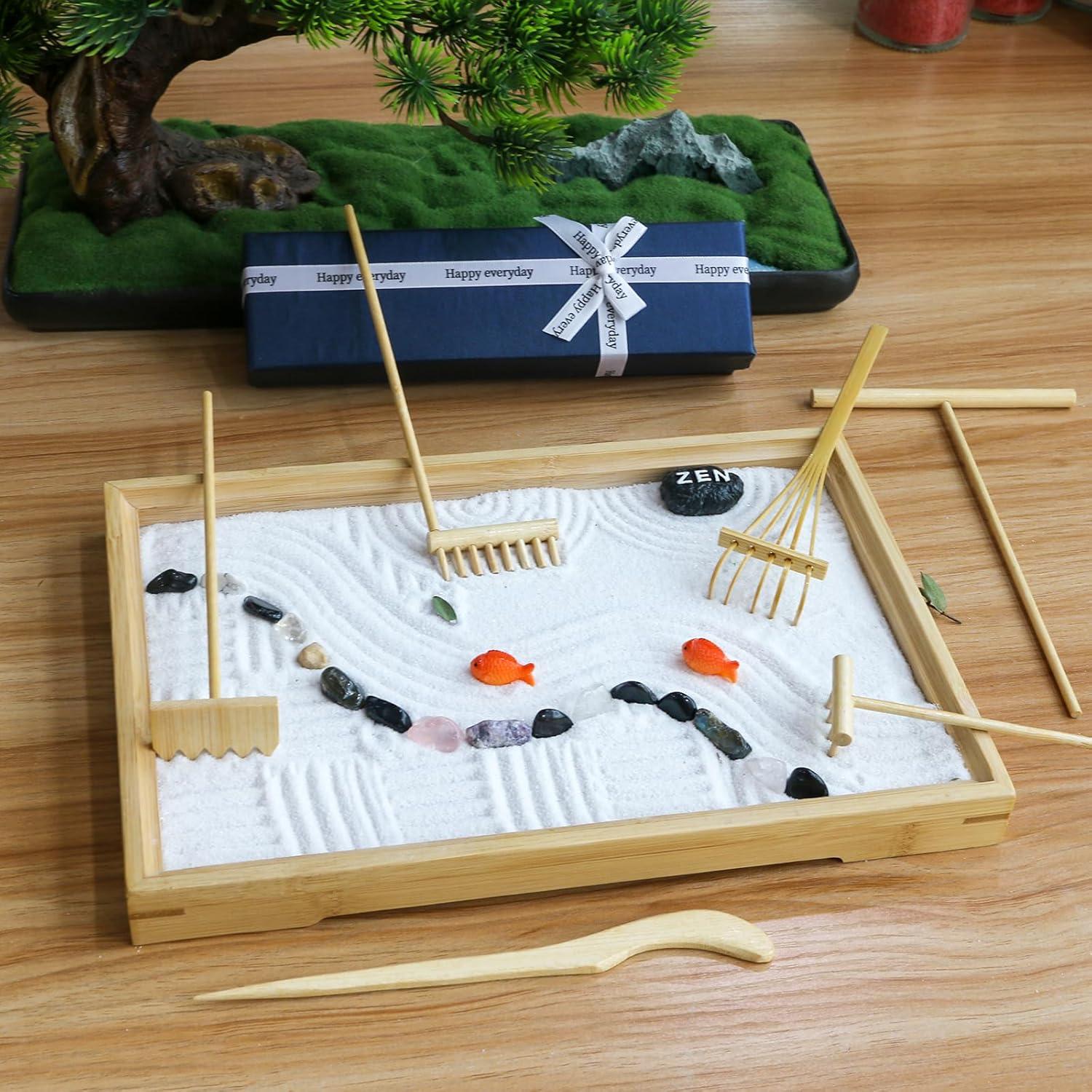 Juego de Rastrillos Zen de Bambú 6PCS - JJJ Arts