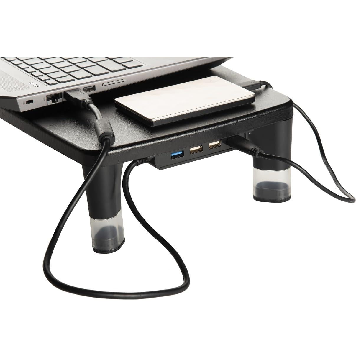 Soporte de Monitor 3M Ajustable con Hub USB 4 Puertos