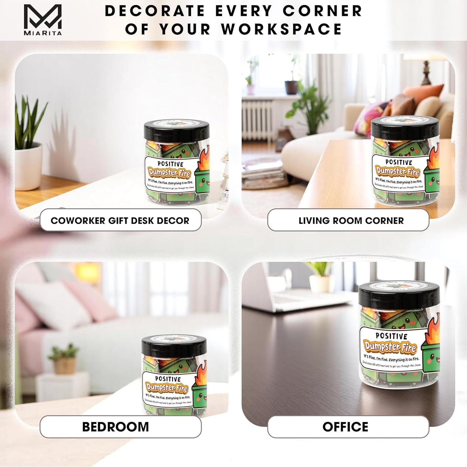 Tarro de Afirmaciones Miarita - 60 Tarjetas Humorísticas