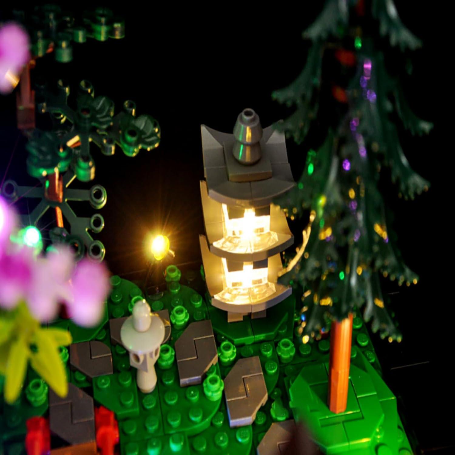 Kit de Luz LED BRIKGLOW para LEGO 10315 Jardín Tranquilo