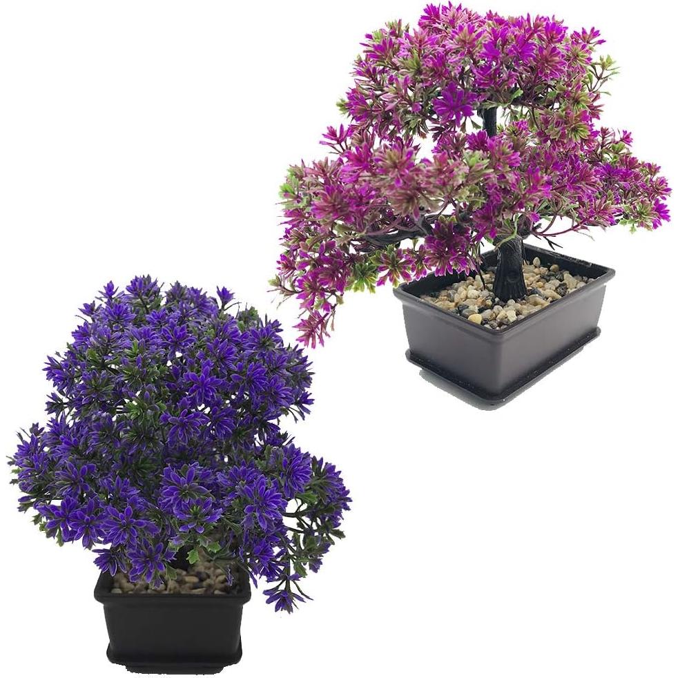 Árbol Bonsái Artificial Fycooler en Maceta 25.4x20.3 cm