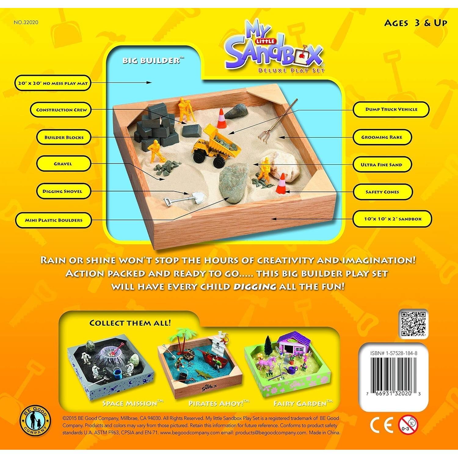 Mesa de Arena de Madera Mi Pequeña Arena 10" x 10" con Accesorios