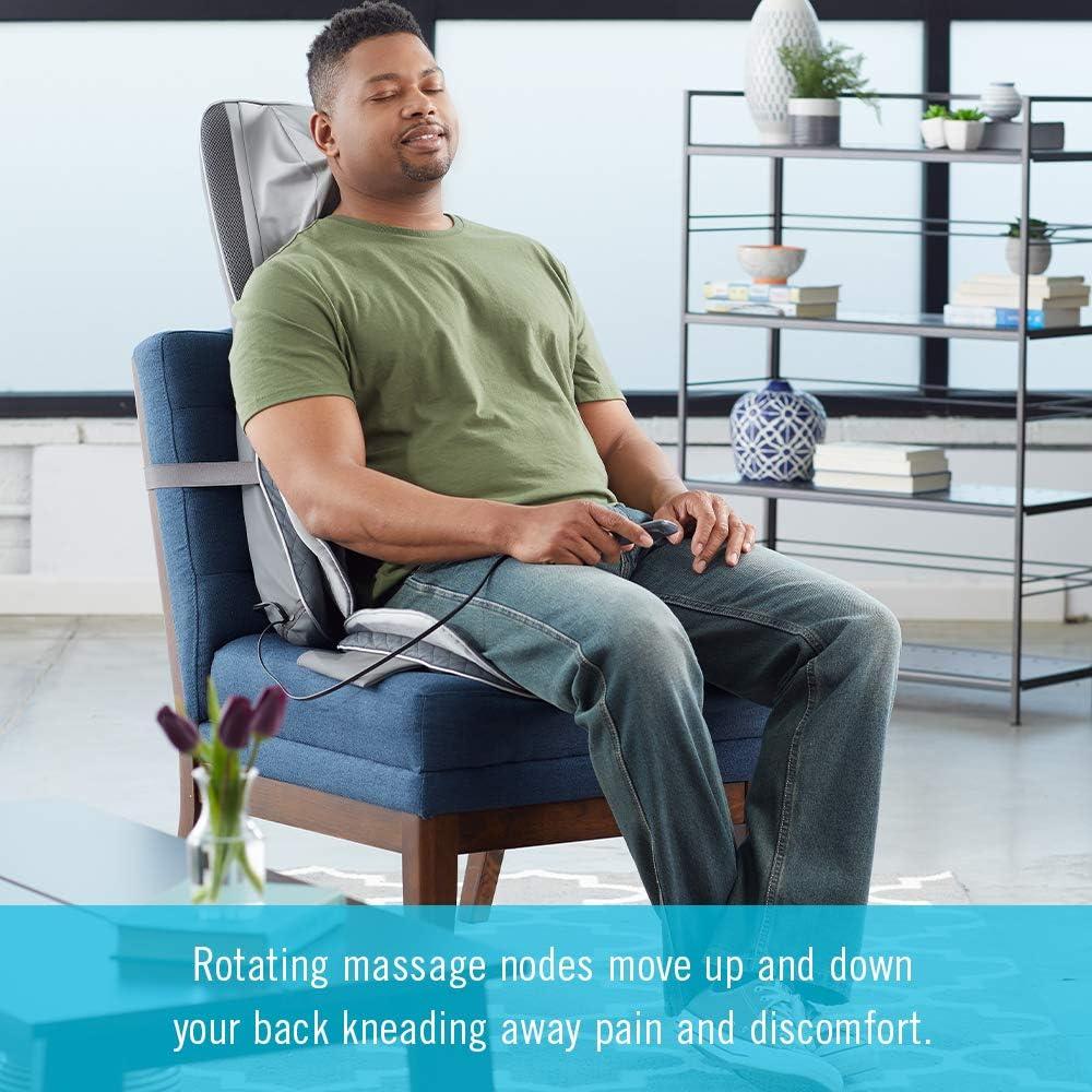 Cojín de Masaje Shiatsu HoMedics con Calor y Gel Suave