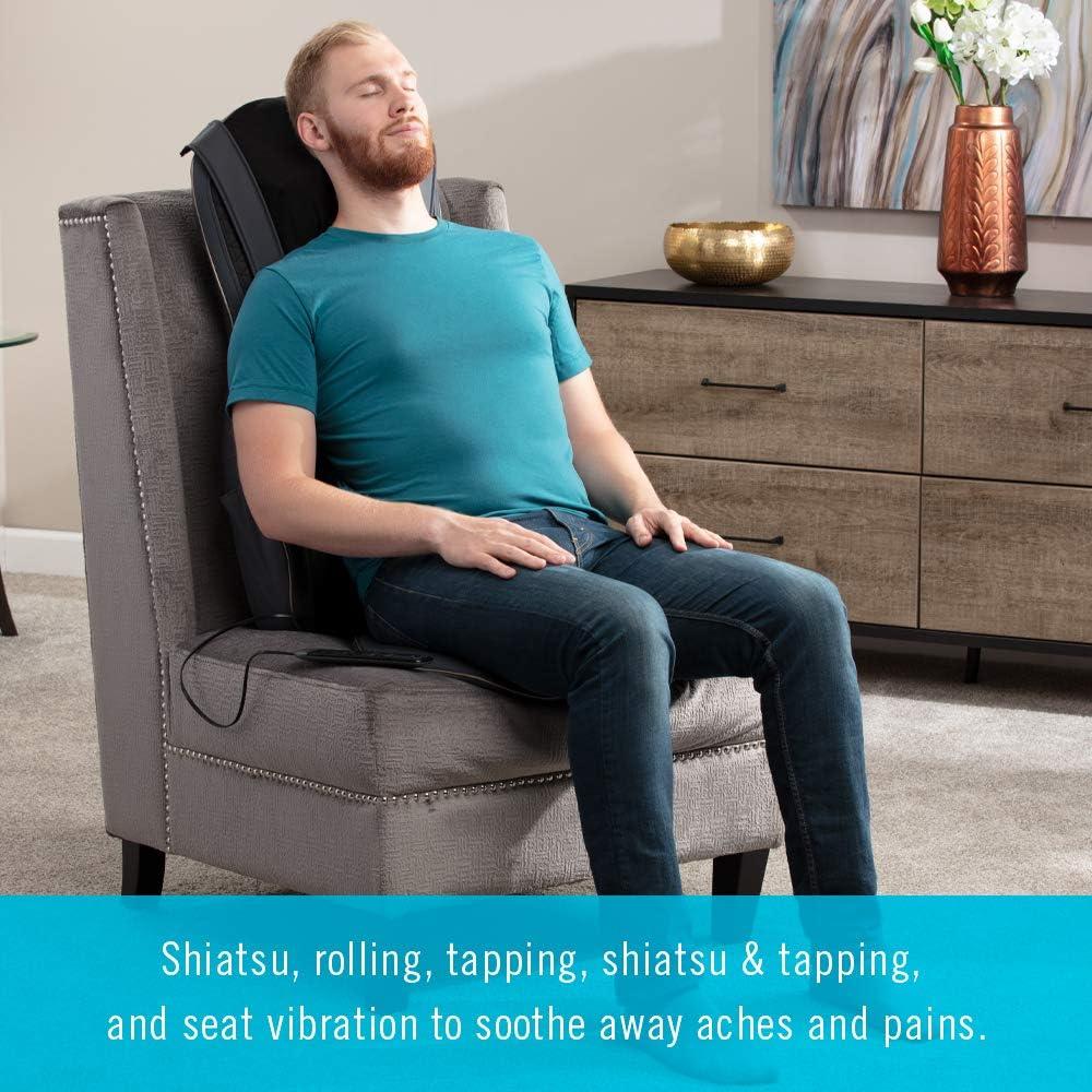 Cojín de Masaje Shiatsu HoMedics Serenity con Calor y Bluetooth