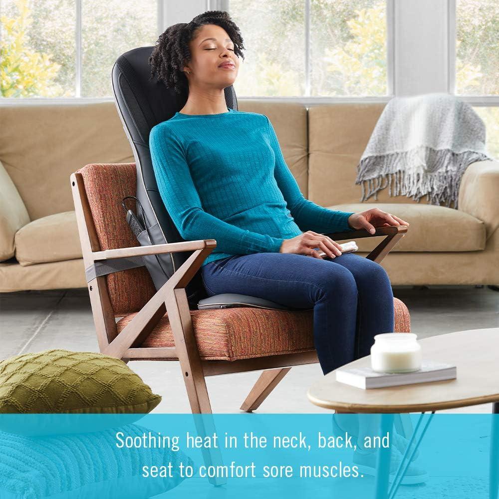 Cojín de Masaje Shiatsu HoMedics Serenity con Calor y Bluetooth