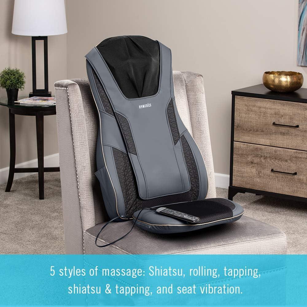 Cojín de Masaje Shiatsu HoMedics Serenity con Calor y Bluetooth