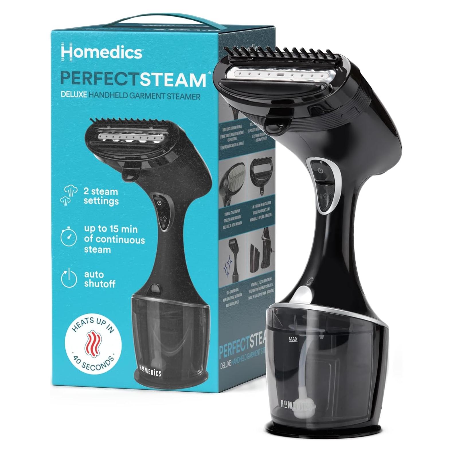 Vaporizador de Mano HoMedics PerfectSteam 1550W Calentamiento Rápido