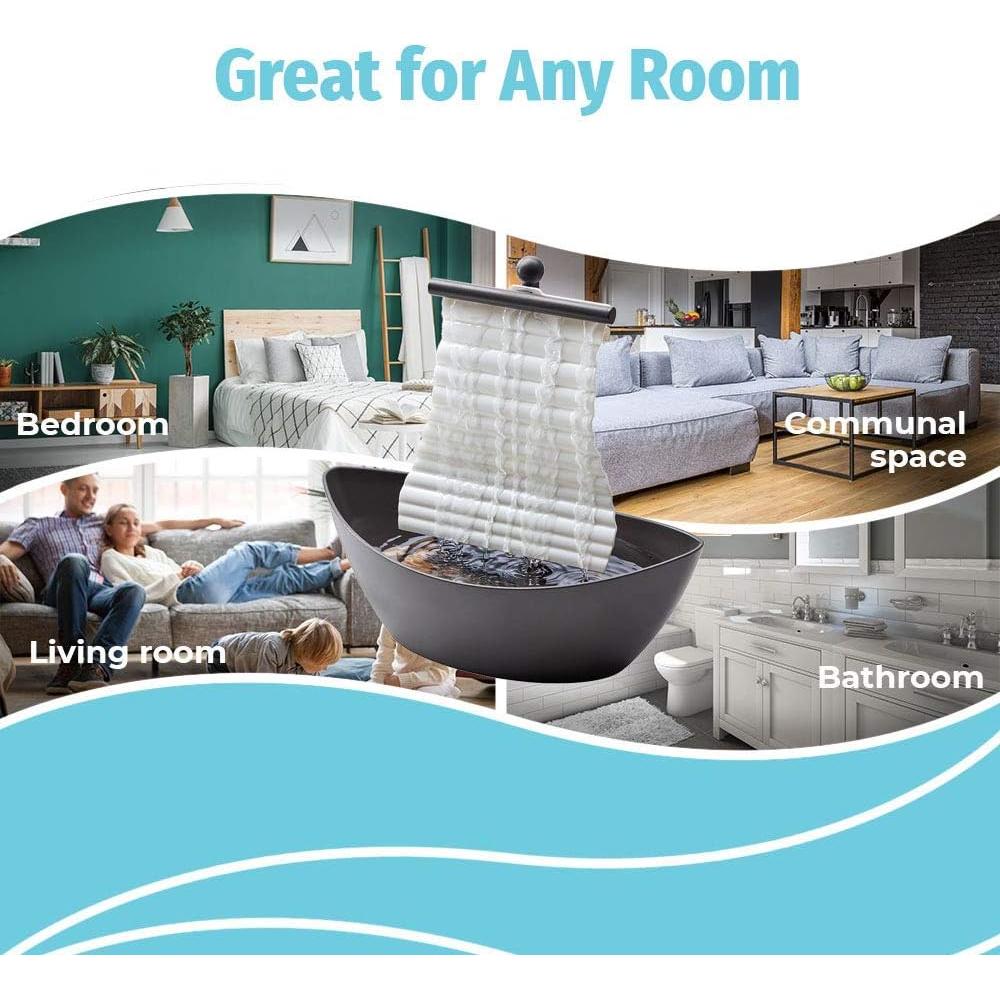 Fuente de Mesa de Relajación HoMedics White Waters 15.5x10.8cm