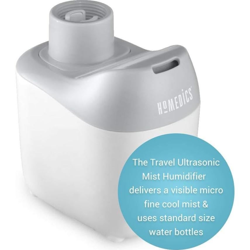 Humidificador Ultrasonico Portátil HoMedics - Niebla Fría 0.59L