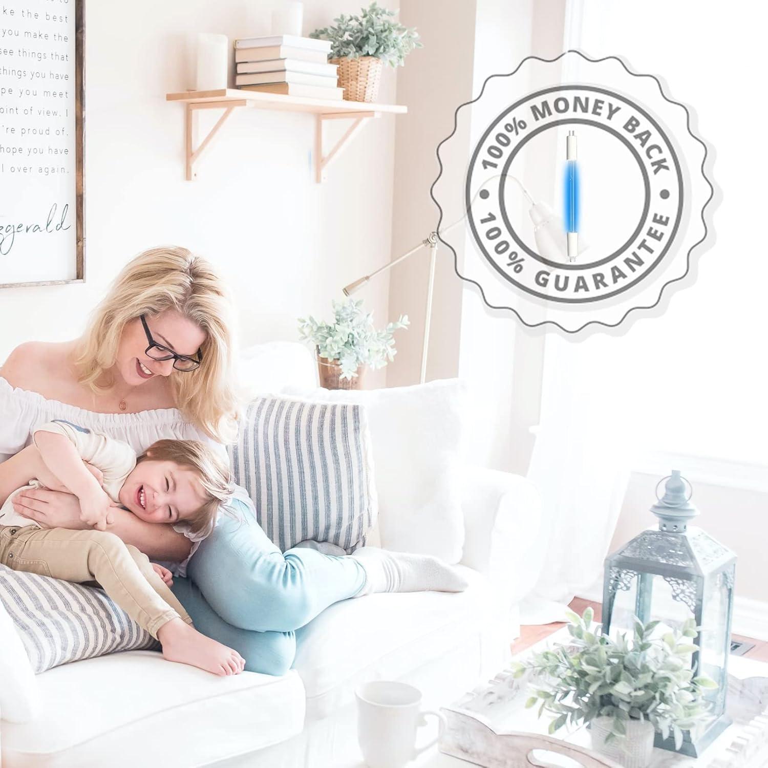 Paquete de 2 Bombillas UV-C 3W SendExtra AP-UVC1 para Purificadores Homedics