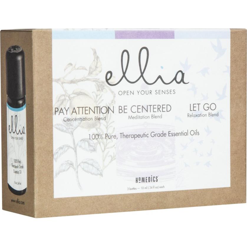 Juego de Aceites Esenciales Ellia 3x10ml - Calma y Concentración