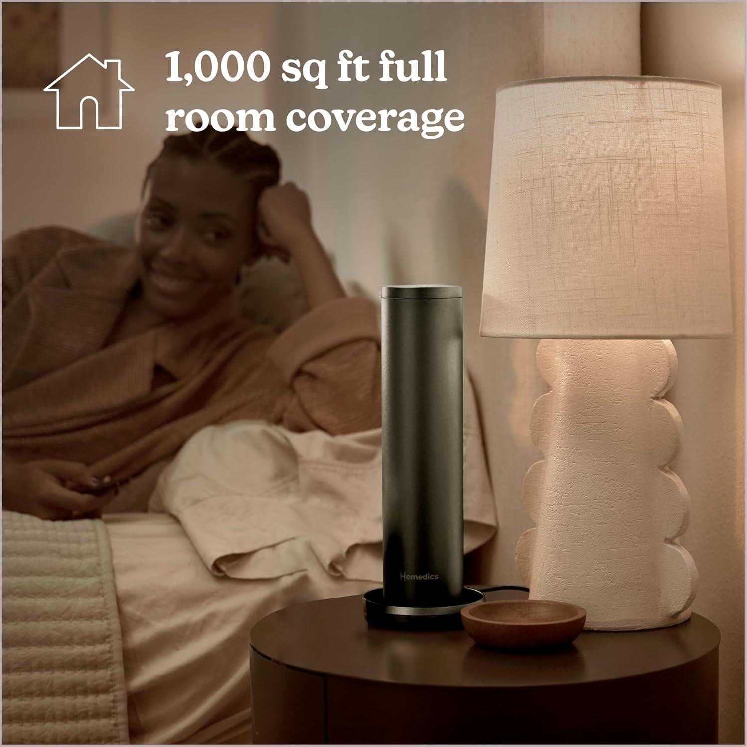 Difusor de Fragancia Sin Agua HoMedics SereneScent + 3 Aceites