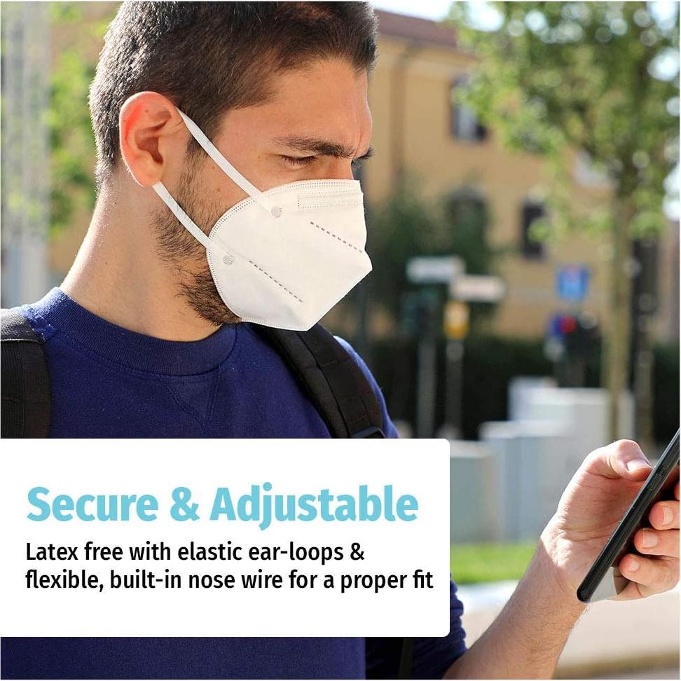 Mascarillas desechables HoMedics, 50 unidades, protección polvo y polen