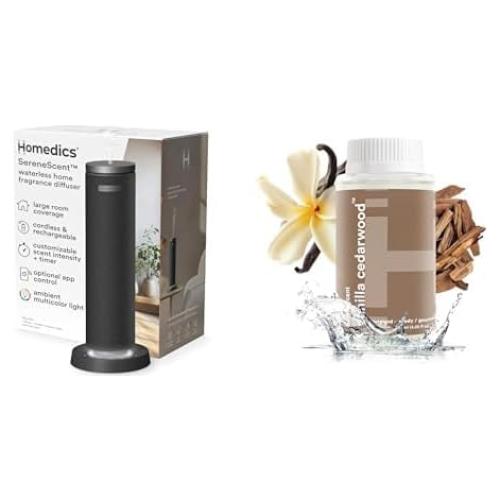 Difusor de Aroma Homedics SereneScent 120ml Vainilla y Cedro