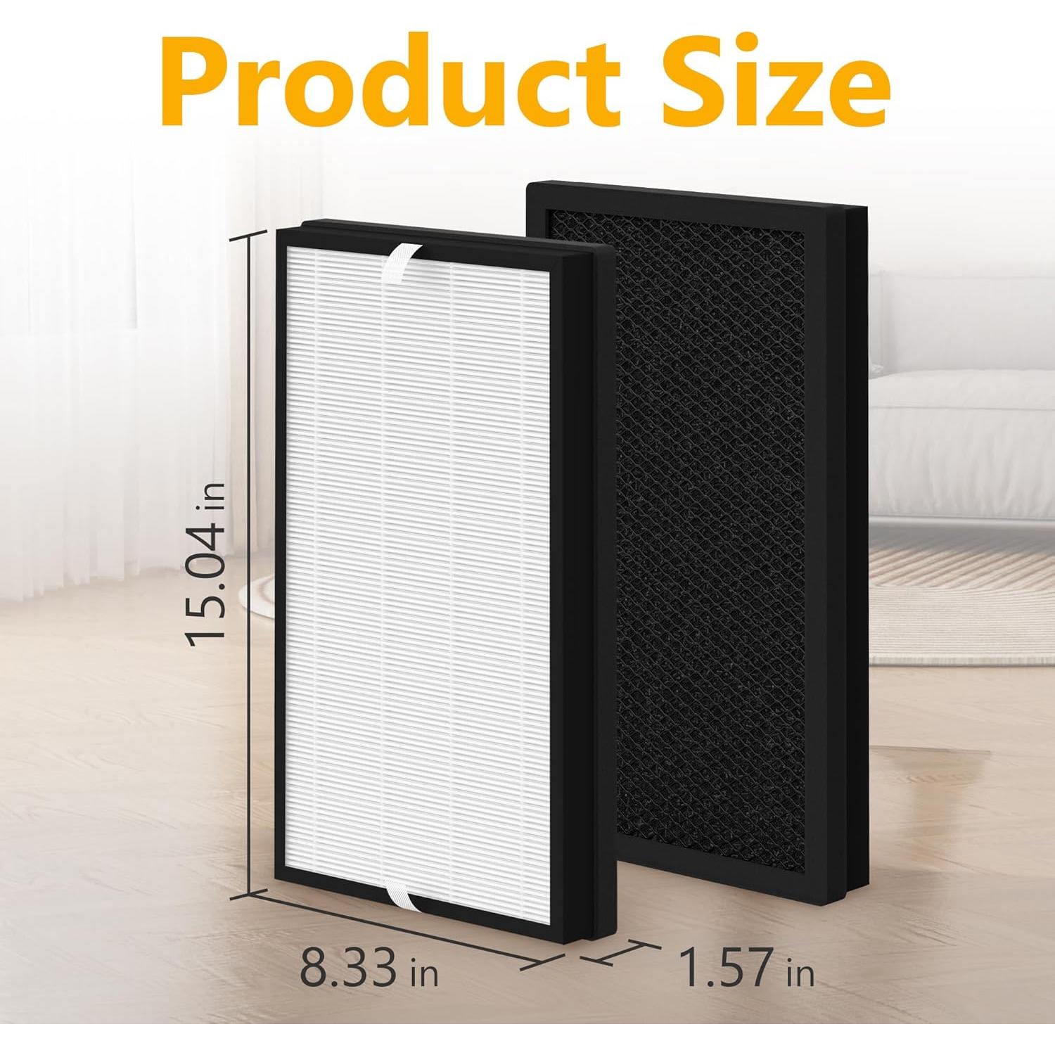 Filtro de Reemplazo C500FL True HEPA Homedics AP-C500/AP-C550 - Paquete de 2