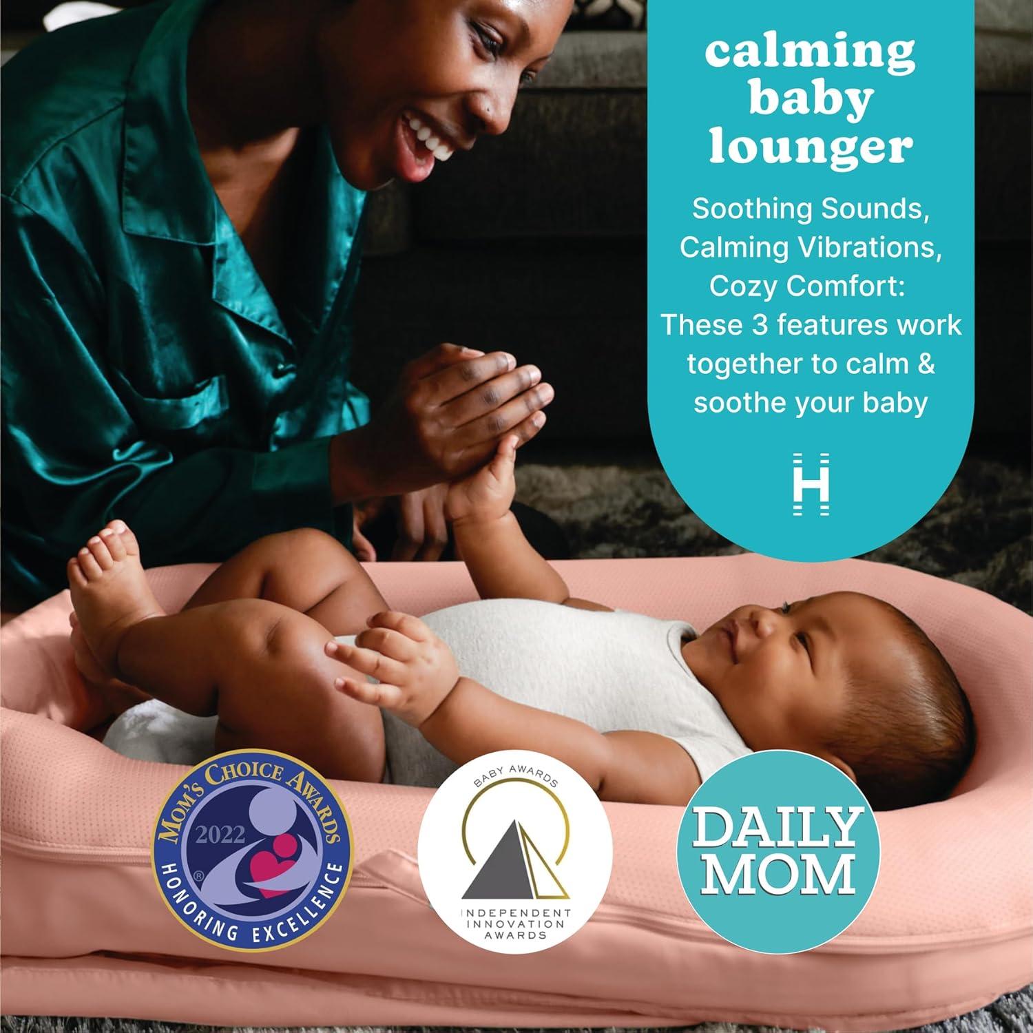 Cojín Calmante 3-en-1 Homedics Coral para Bebés