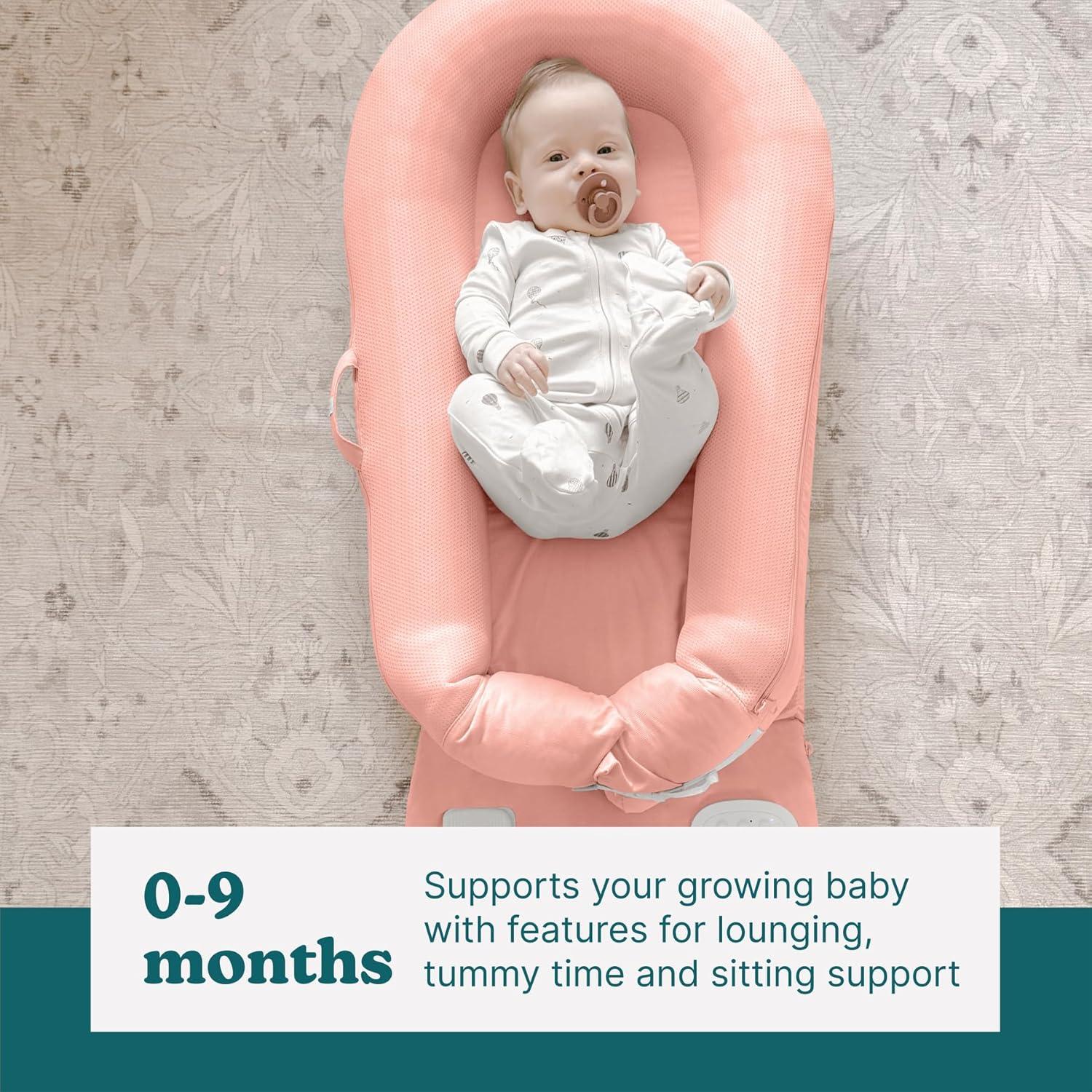 Cojín Calmante 3-en-1 Homedics Coral para Bebés