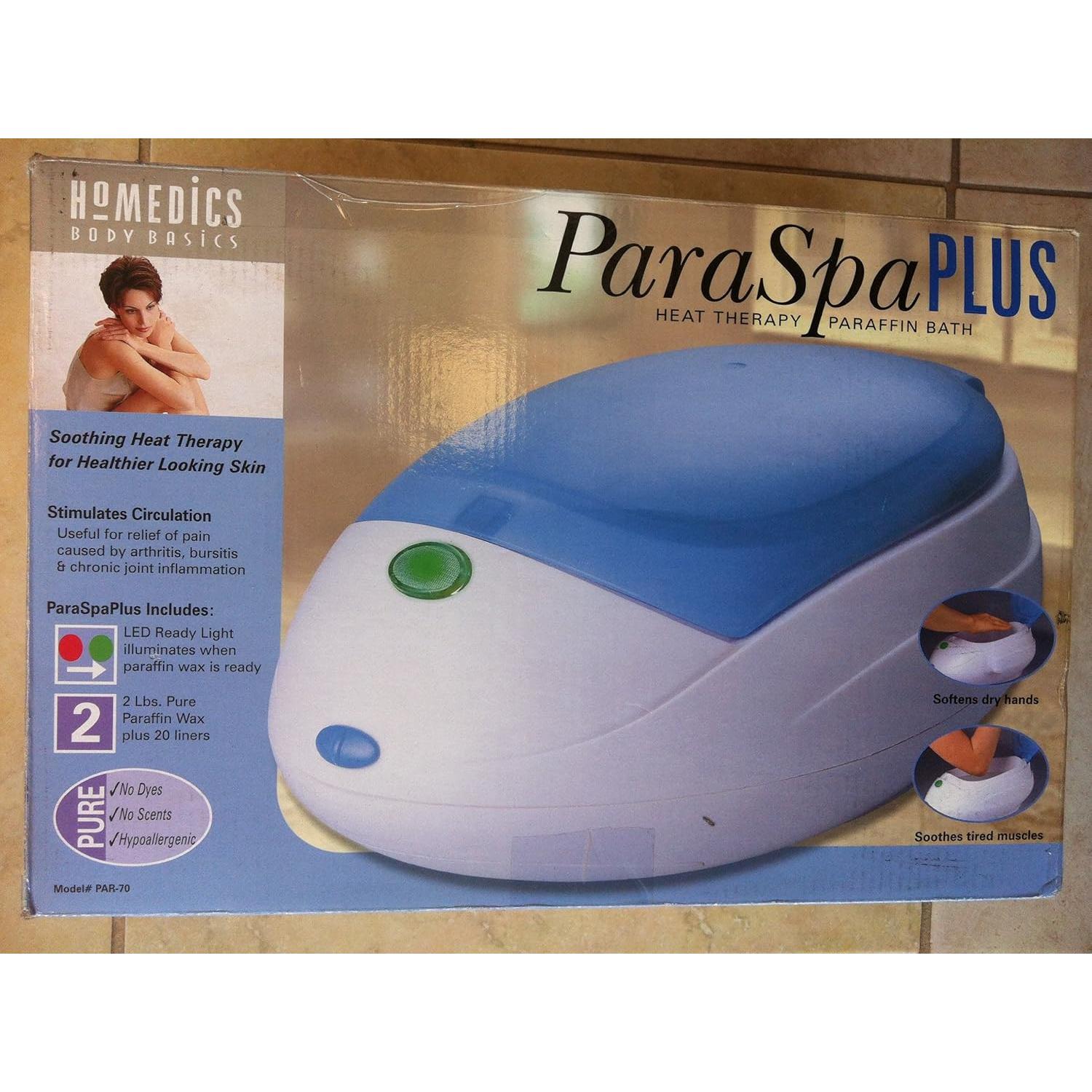 HoMedics Paraspa Plus Terapia de Calor PAR-70 con Cera