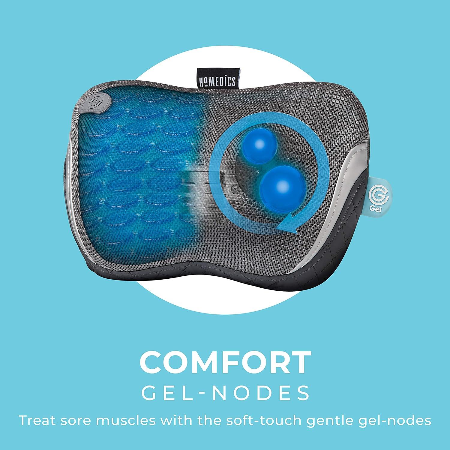 Cojín de Masaje Shiatsu HoMedics Gentle Touch Inalámbrico