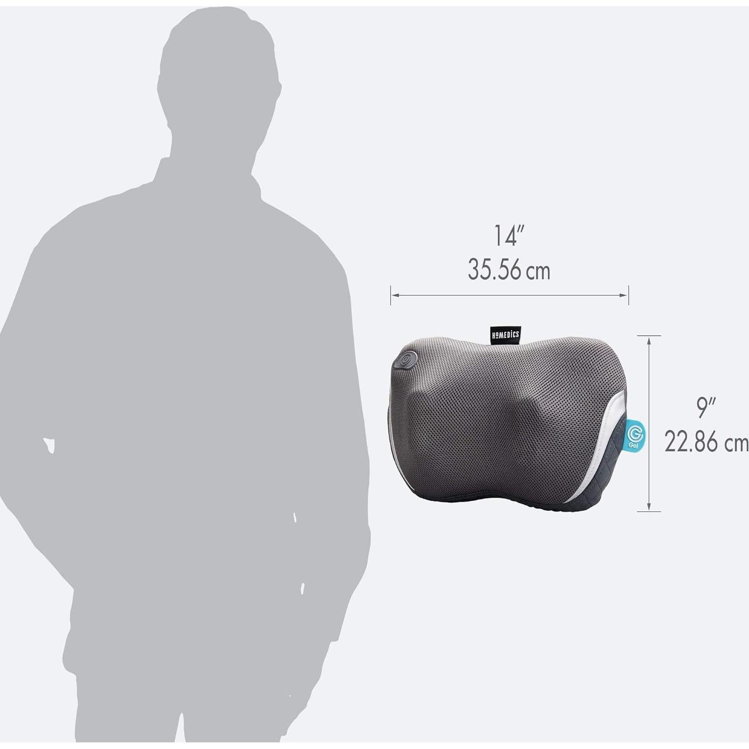 Cojín de Masaje Shiatsu HoMedics Gentle Touch Inalámbrico