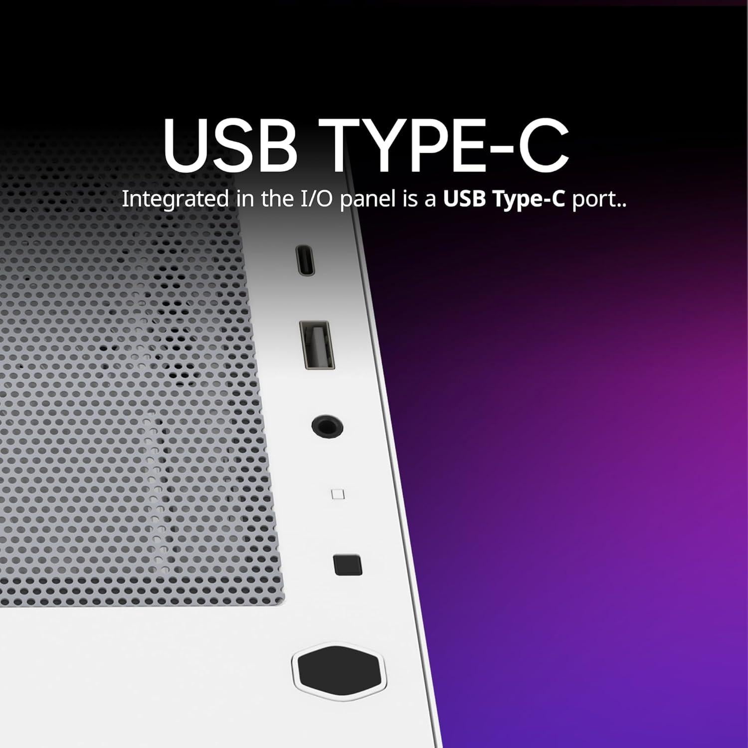 Caja de PC Cooler Master Elite 301 Lite Blanca Micro-ATX