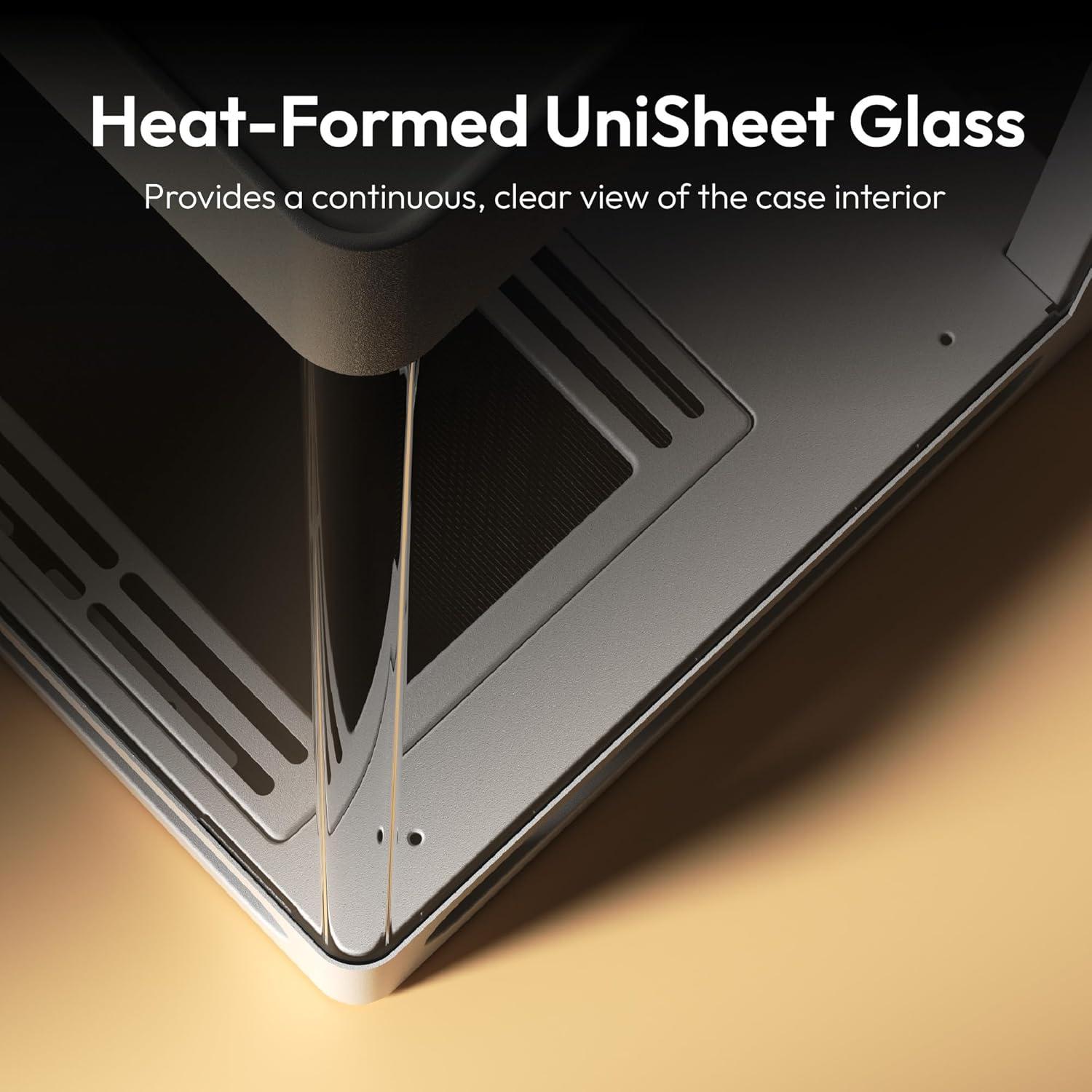 Caja de PC HAVN HS 420 Media Torre Doble Cámara Blanca