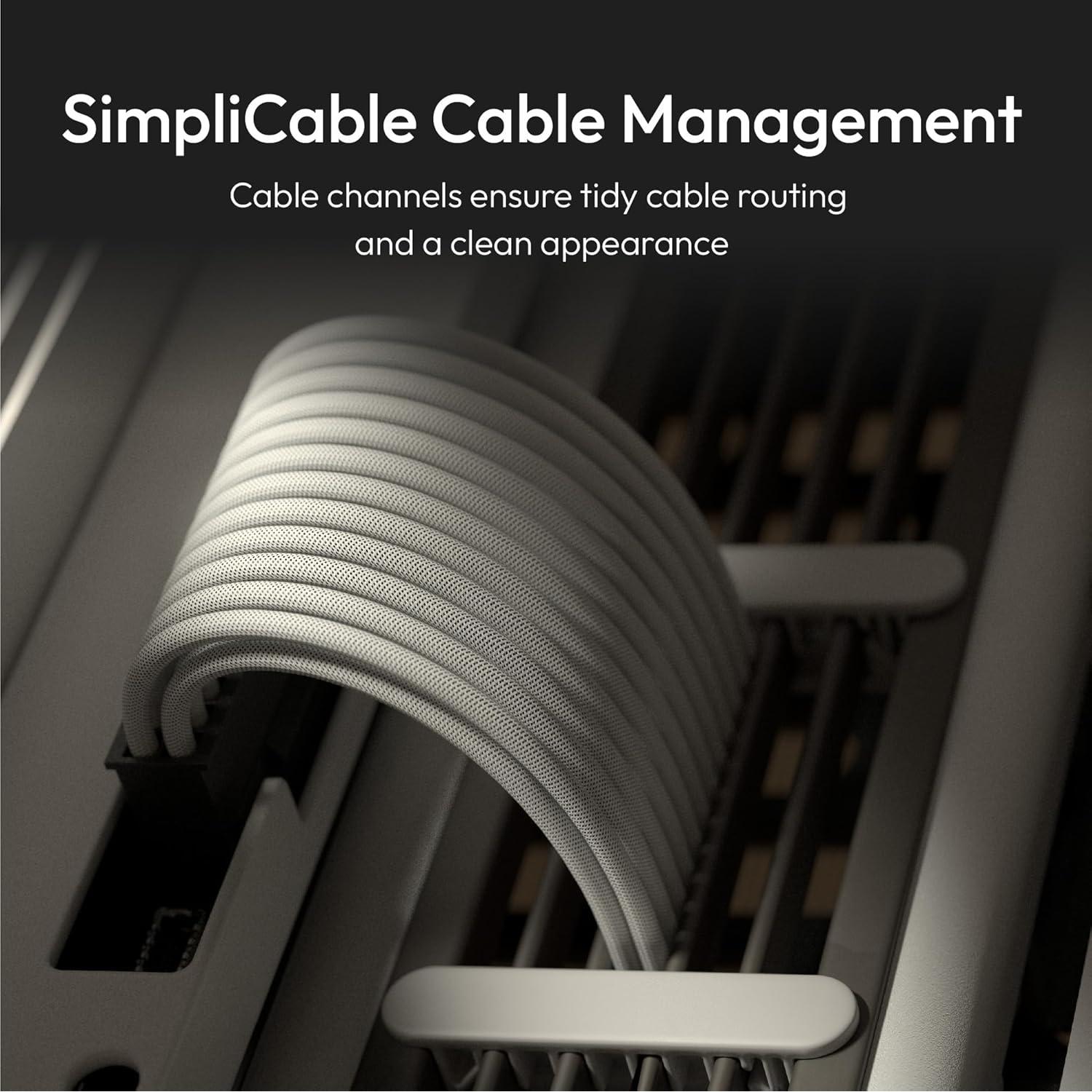 Caja de PC HAVN HS 420 Media Torre Doble Cámara Blanca