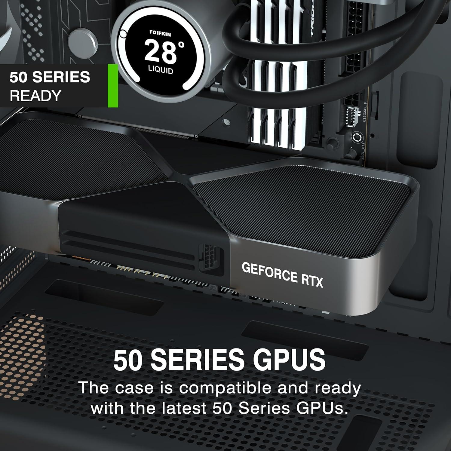 Caja de PC FOIFKIN K6 ATX Mid-Tower con Ventiladores ARGB