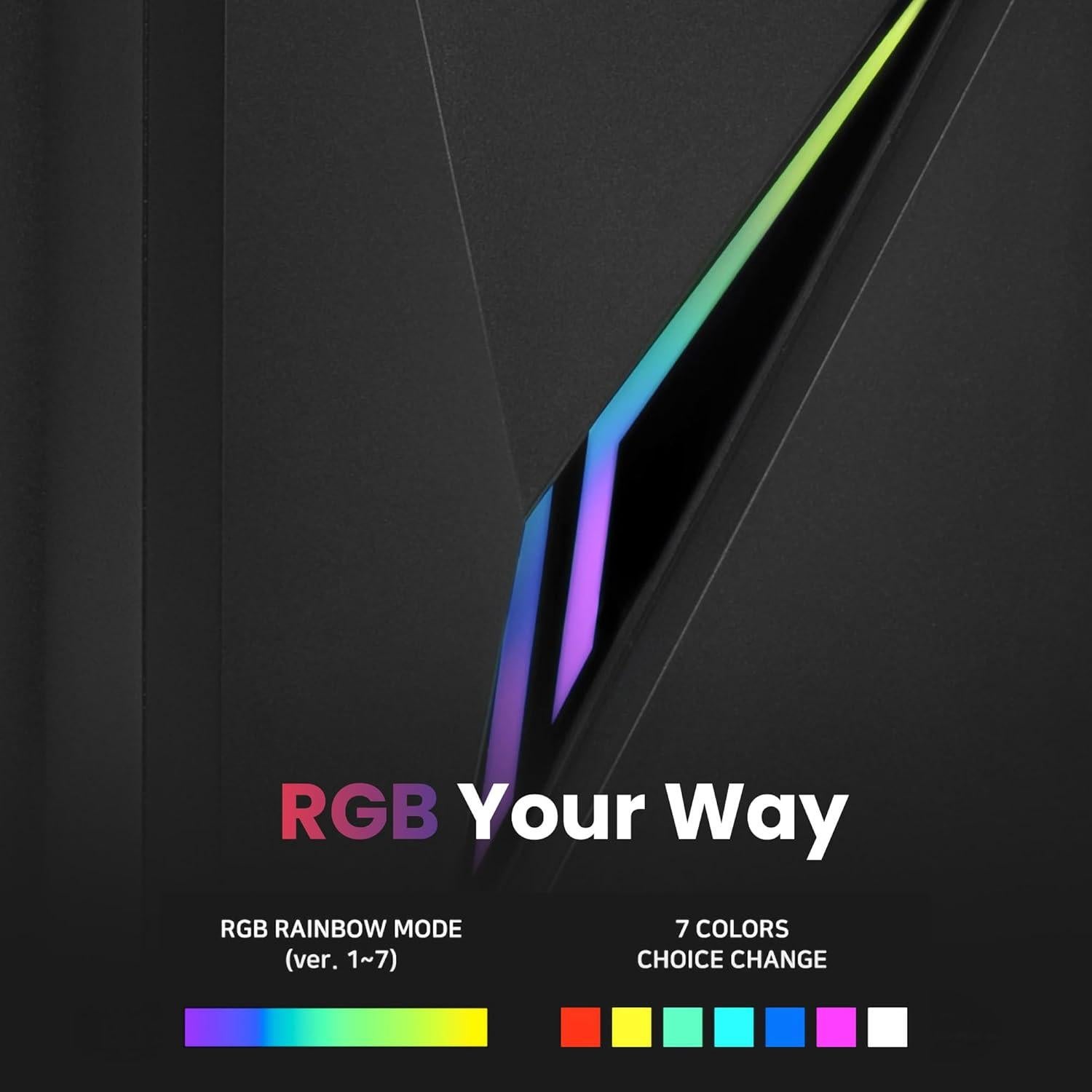 Caja de PC Gaming Zalman Raven ATX - RGB, Vidrio Templado, 120mm